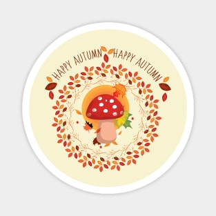 Happy Autumn Magnet